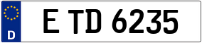 Truck License Plate